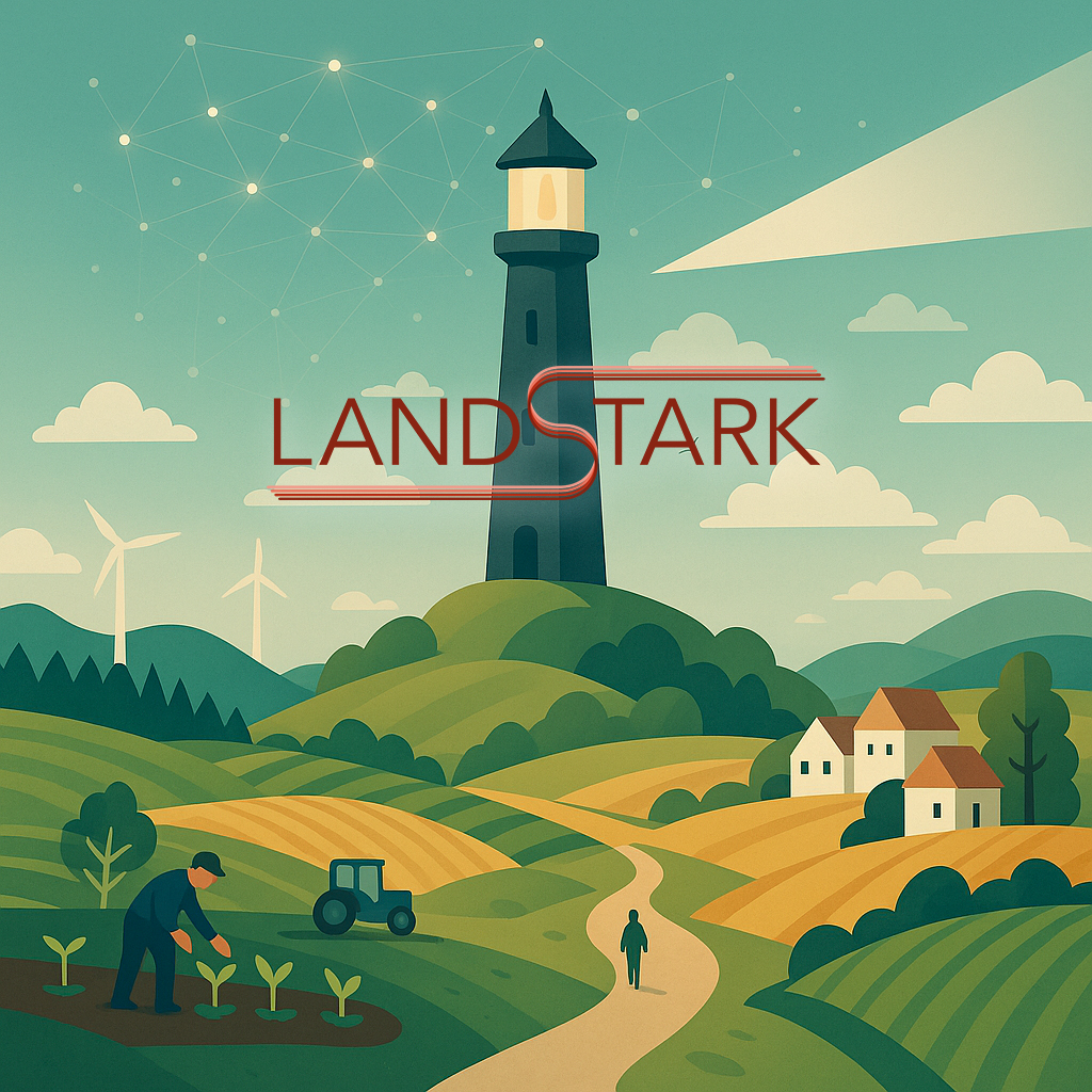 LandStark Logo für Überland-Festival